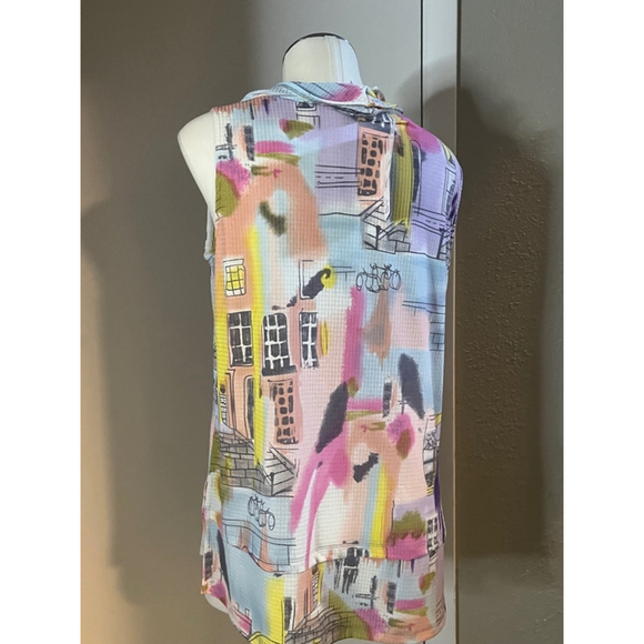 nwt womens dressy cowl neck tee blouse by modes crystal size small through xl - Picture 10 of 14